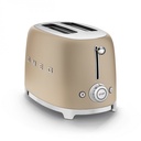 SMEG TOASTER 2X2 50´STYLE CHAMPAGNE TSF01CHMEU