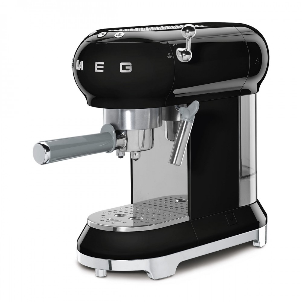 SMEG COFFEE MAKER 50'STYLE BLACK ECF01BLEU