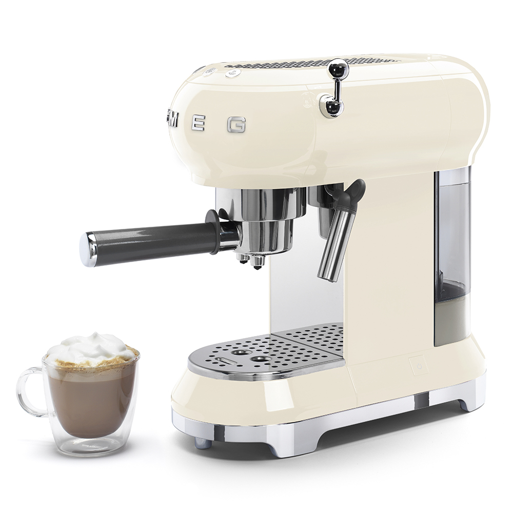 SMEG COFFEE MAKER 50´STYLE CREAM ECF01CREU