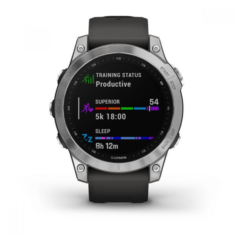 GARMIN FENIX 7 PREMIUM MULTISPORT GPS WATCH SILVER