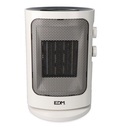 CALEFACTOR VERTICAL OSCILANTE 1000-1500W COLOR GRIS EDM