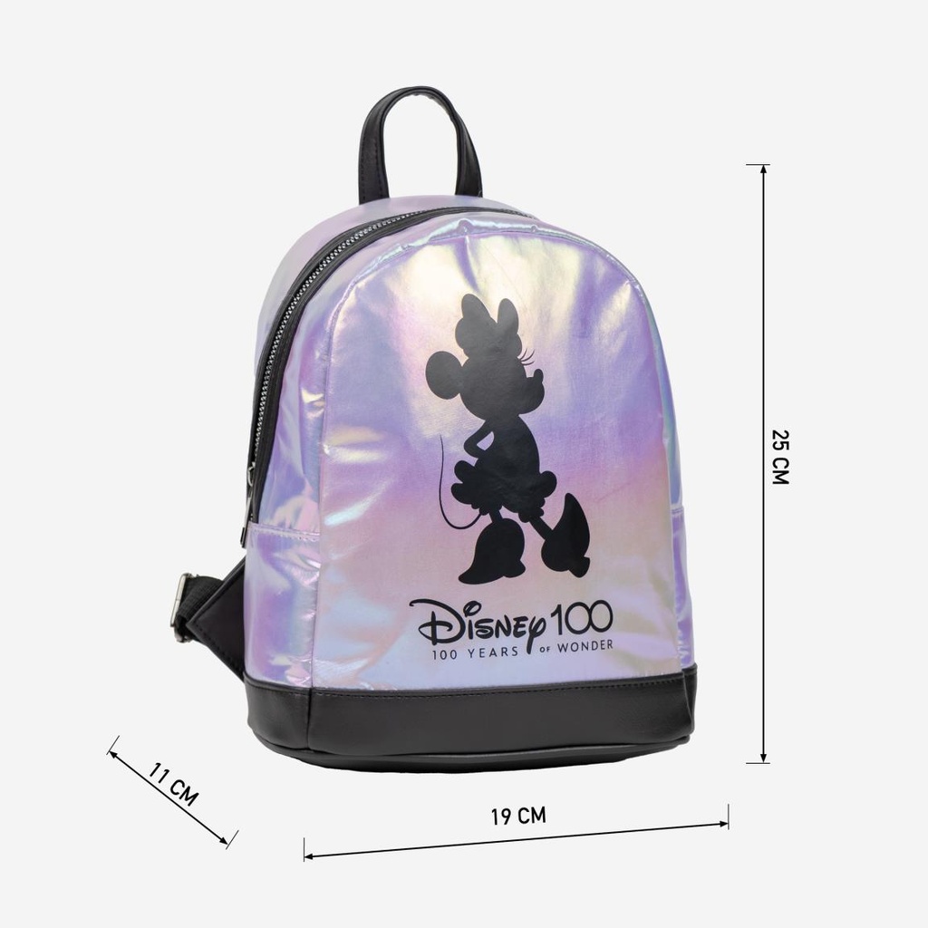 MOCHILA CASUAL MODA IRIDISCENTE DISNEY 100