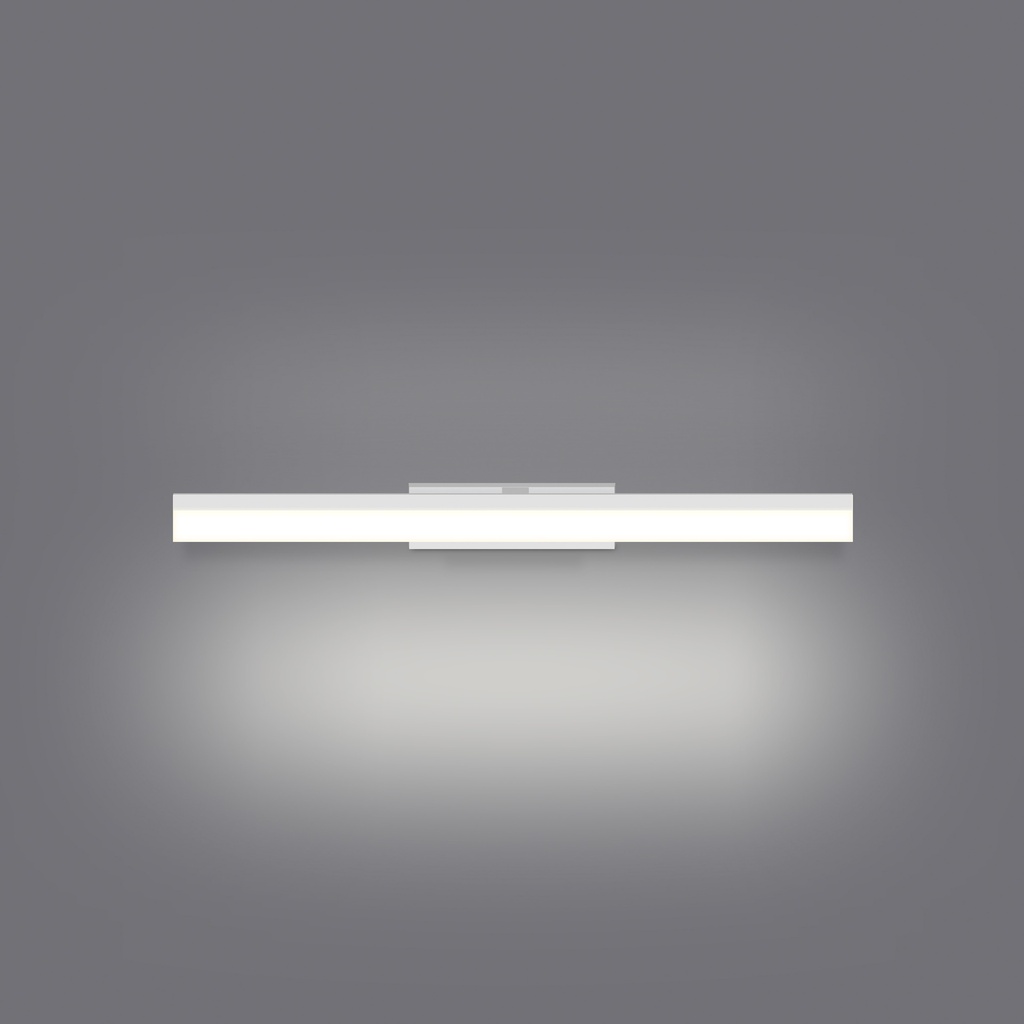 LAMPARA APLIQUE CUARTO DE BAÑO LED 12 W, ALUMINIO COLOR BLANCO CON TEMPERATURA DE LUZ CALIDA 3000K. 58X13X7