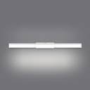 LAMPARA APLIQUE CUARTO DE BAÑO LED 16 W, ALUMINIO COLOR BLANCO CON TEMPERATURA DE LUZ CALIDA 3000K 78X13X7
