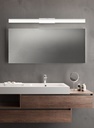 LAMPARA APLIQUE CUARTO DE BAÑO LED 19 W, ALUMINIO COLOR BLANCO CON TEMPERATURA DE LUZ CALIDA 3000K. 97X13X7