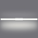 LAMPARA APLIQUE CUARTO DE BAÑO LED 19 W, ALUMINIO COLOR BLANCO CON TEMPERATURA DE LUZ CALIDA 3000K. 97X13X7
