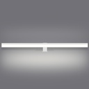 LAMPARA APLIQUE CUARTO DE BAÑO LED 19 W, ALUMINIO COLOR BLANCO CON TEMPERATURA DE LUZ CALIDA 3000K. 97X13X7