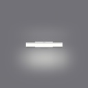 LAMPARA APLIQUE CUARTO DE BAÑO LED 7 W, ALUMINIO COLOR BLANCO CON TEMPERATURA DE LUZ CALIDA 3000K .36X12X6