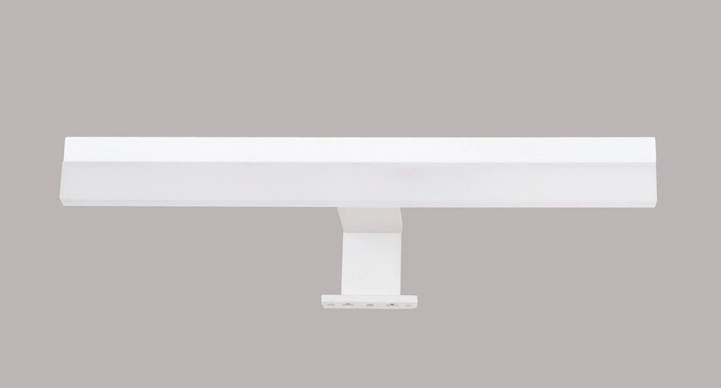 LAMPARA APLIQUE CUARTO DE BAÑO LED 7 W, ALUMINIO COLOR BLANCO CON TEMPERATURA DE LUZ CALIDA 3000K .36x12x6