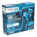 TALADRO PERFORADOR 20V CON BATERÍA Y CARGADOR KOMA TOOLS PRO SERIES BATTERY