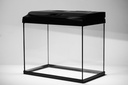 ACUARIO CRISTAL BERNIA 60 CON TAPA NEGRA Y LUZ (54 L.)
