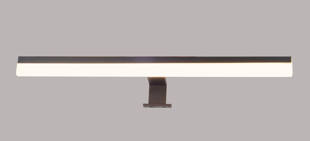 Lampara APLIQUE CUARTO DE BAÑO LED 12 W, ALUMINIO COLOR NEGRO CON TEMPERATURA DE LUZ CALIDA 3000K .58X13X7