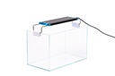 ACUARIO URNA CRISTAL SIN MARCO 14 L. + PANT LUZ LED