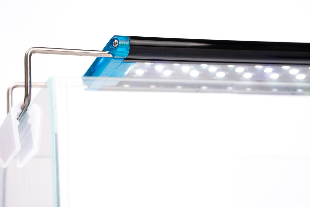 ACUARIO URNA CRISTAL SIN MARCO 14 L. + PANT LUZ LED