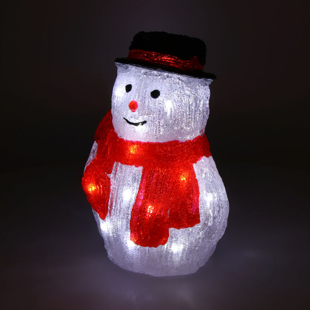 ULT. UNIDADES FIGURA MUÑECO DE NIEVE LED 4 MODELOS SURTIDOS