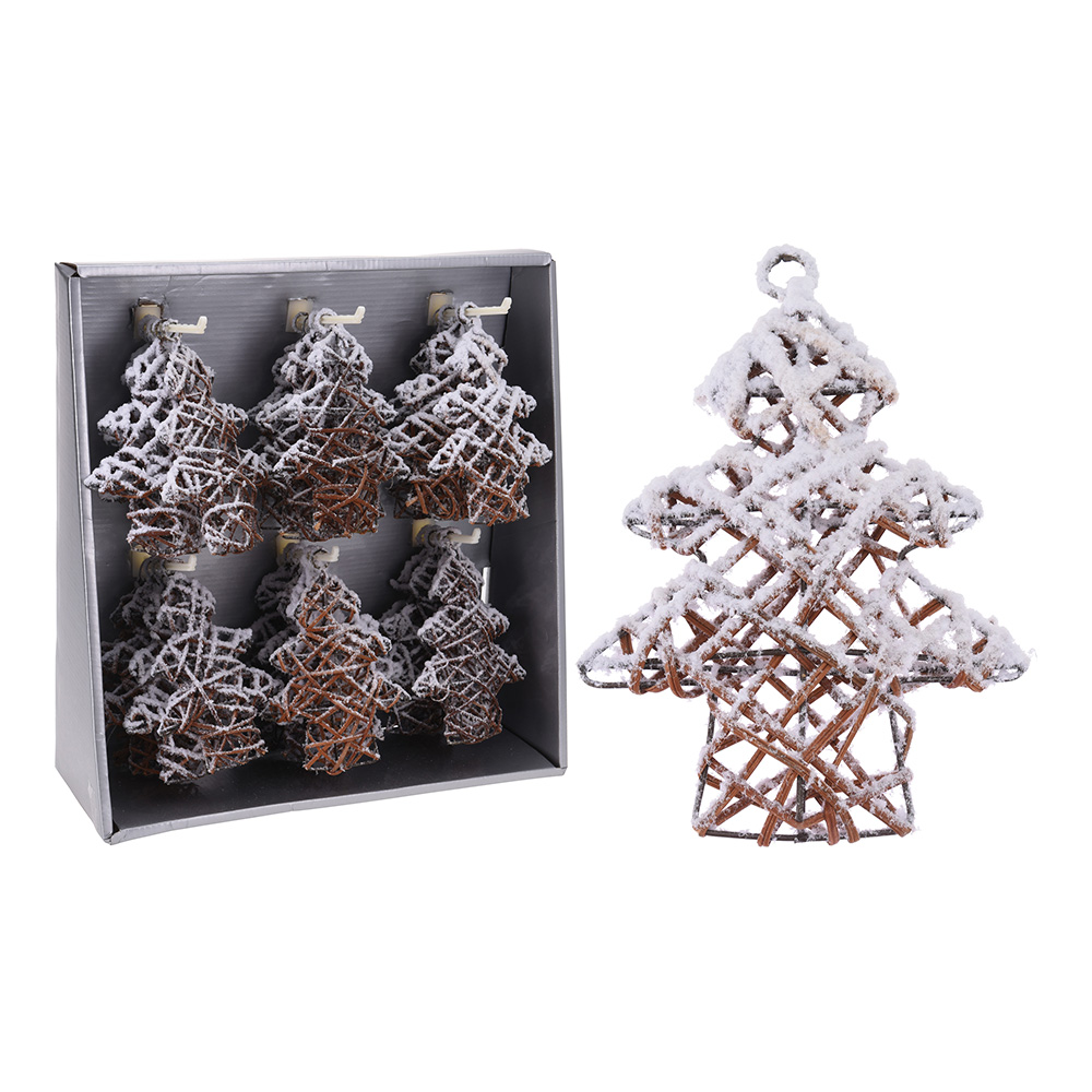 ULT. UNIDADES MINI ARBOL RATTAN COLGANTE 11,5x3x15cm