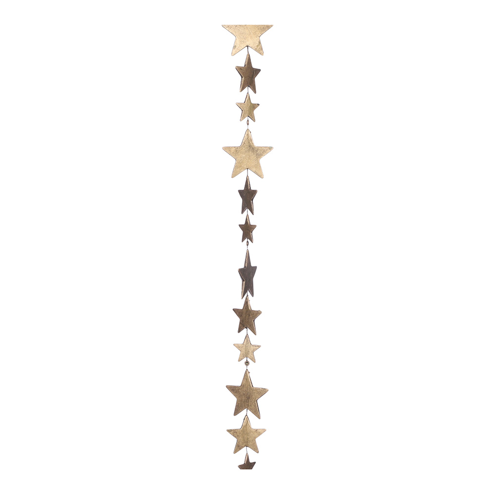 ULT. UNIDADES GUIRNALDA ESTRELLAS COLOR DORADO 1,85m