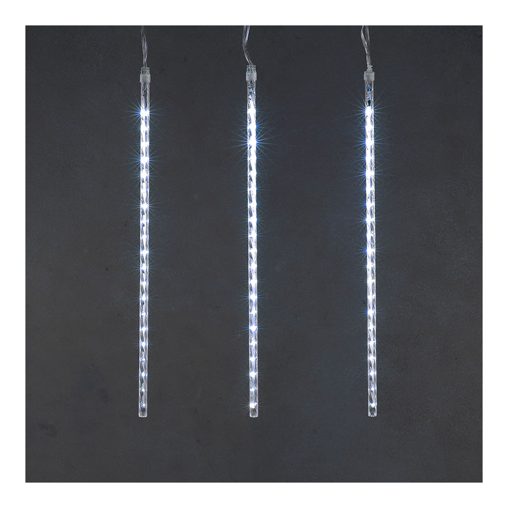 CORTINA LED EFECTO CASCADA BLANCO FRÍO