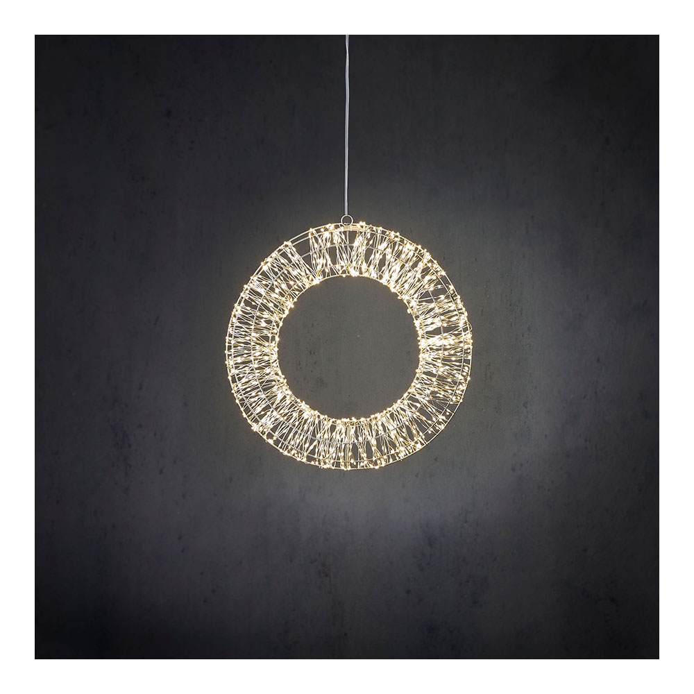 ULT. UNIDADES CORONA LEDS DECORATIVA LUZ DÍA Ø45cm