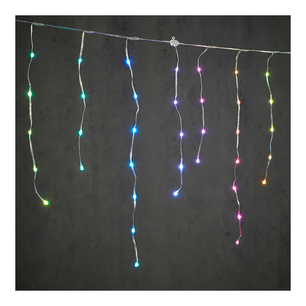 ULT. UNIDADES CORTINA LED EFECTO CARÁMBANO MULTICOLOR