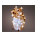 ULT. UNIDADES FIGURA ACRILICA LED MODELO ARDILLA 15x27,5x26cm 40 LEDS