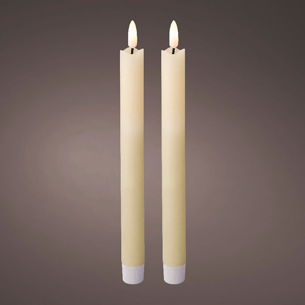 VELAS DE MESA LED Ø2x24cm 1L