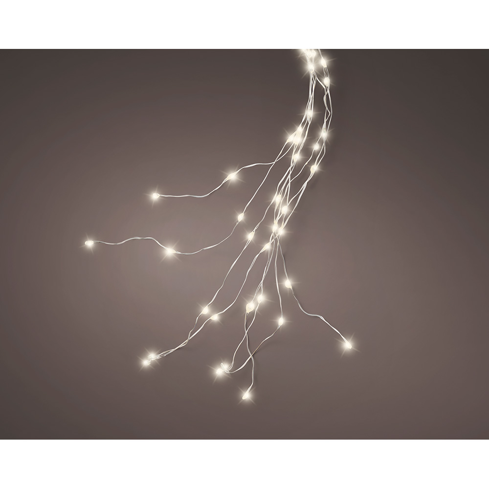 ULT. UNIDADES GUIRNALDA MICRO LED PARA ARBOL FIJA 320 LEDS 6m