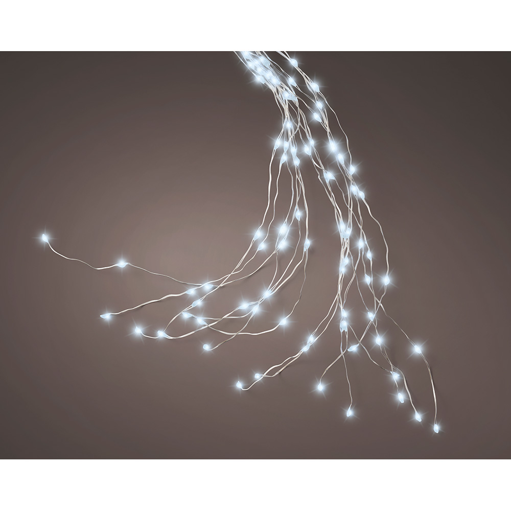 ULT. UNIDADES GUIRNALDA MICRO LED PARA ARBOL FIJA 640 LEDS 6,90m