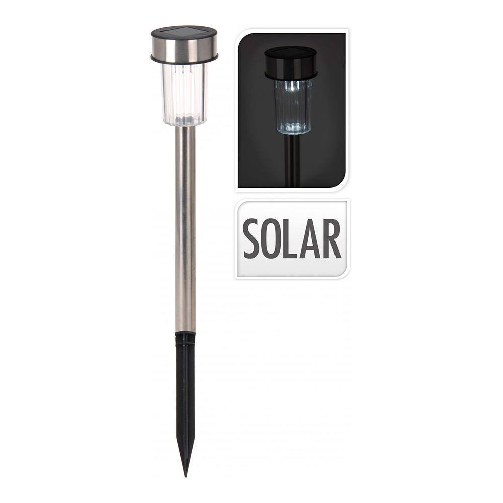 S.OF.  ESTACA SOLAR 36CM INOX MOD. CILINDRO EURO/U
