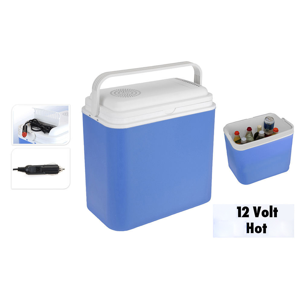 NEVERA DE CAMPING 22L. 12V DC ADAPTADOR COCHE 39x24x39cm ATLANTIC