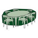FUNDA DE PROTECCIÓN. CUBRE MESA Y SILLAS Ø325x90cm 240gr/m²