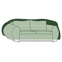 FUNDA DE PROTECCIÓN CUBRE SOFÁ 220x90x70cm 240gr/m²