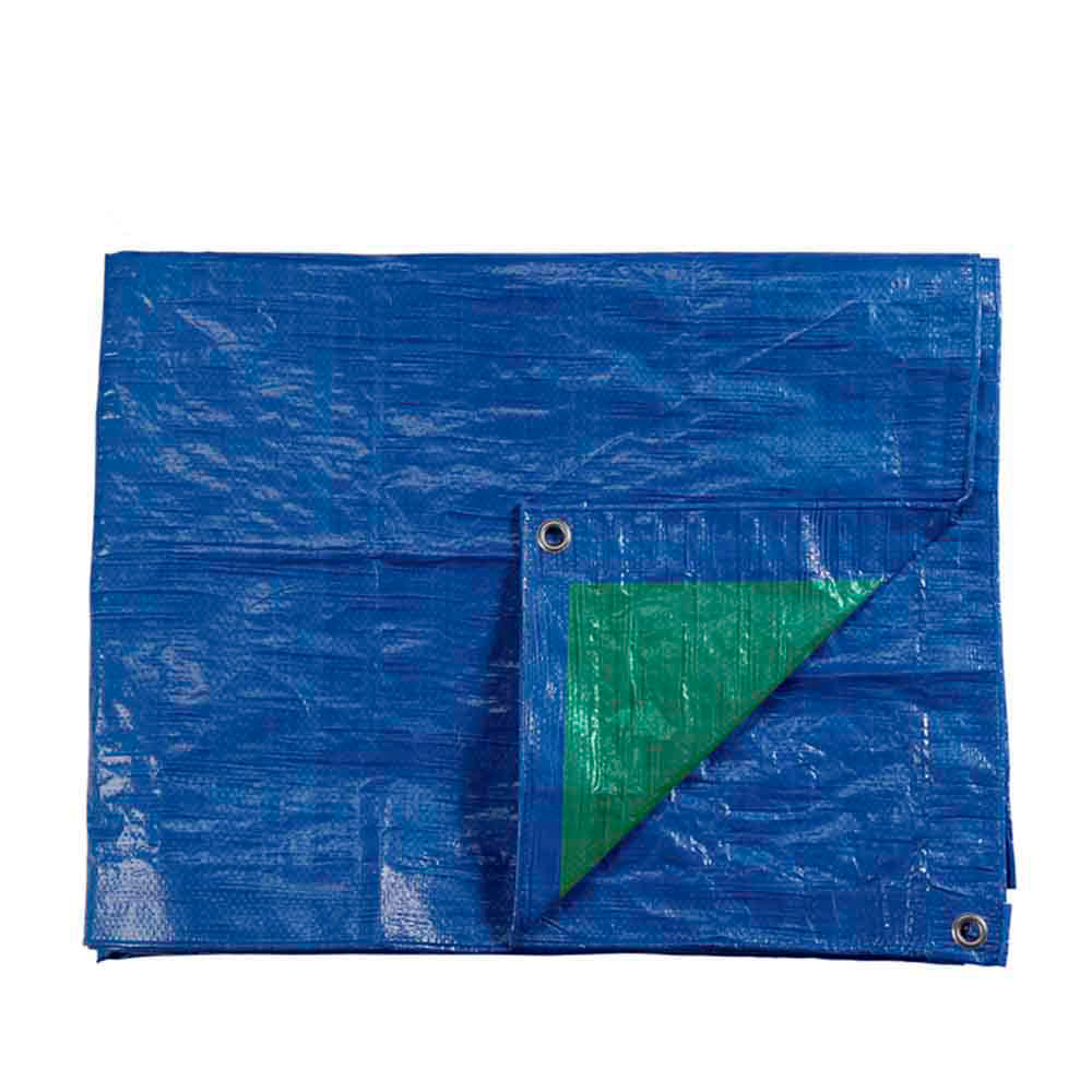 TOLDO 4x5m DOBLE CARA. COLOR AZUL/VERDE. DENSIDAD 90g/m² EDM