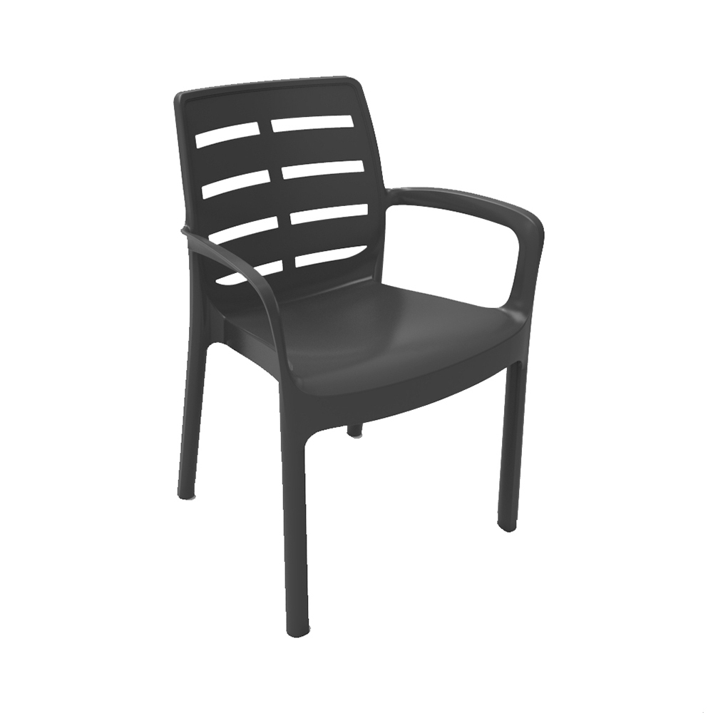 SILLON APILABLE COLOR: NEGRO 60,5x54x82cm MODELO: BORNEO PROGARDEN