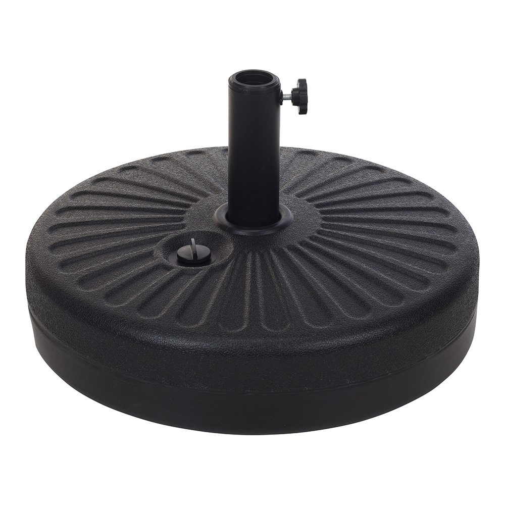 BASE DE PARASOL 22 l COLOR: NEGRO Ø51x12cm IPAE PROGARDEN