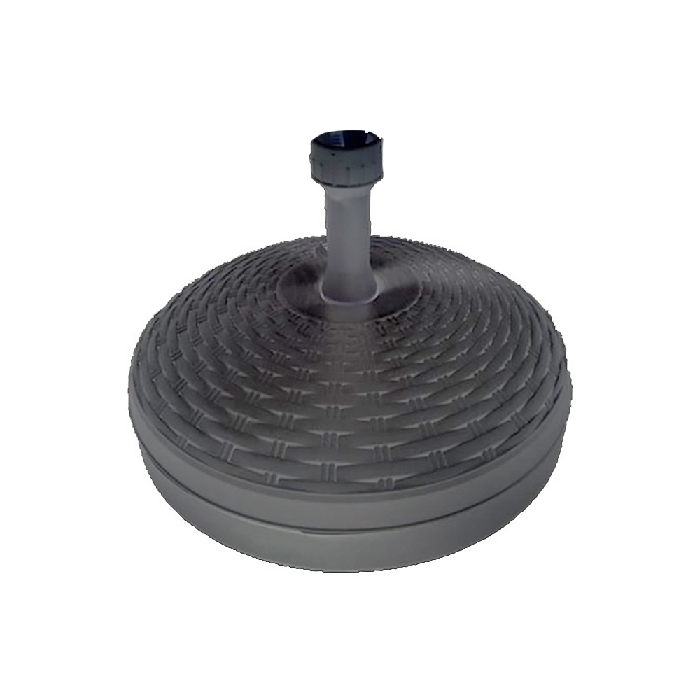 BASE DE PARASOL 20 l COLOR: NEGRO Ø46x15cm IPAE PROGARDEN