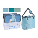 NEVERA TIPO BOLSA ISOTERMICA 24L. 31x21x37cm COLORES SURTIDOS. COOL