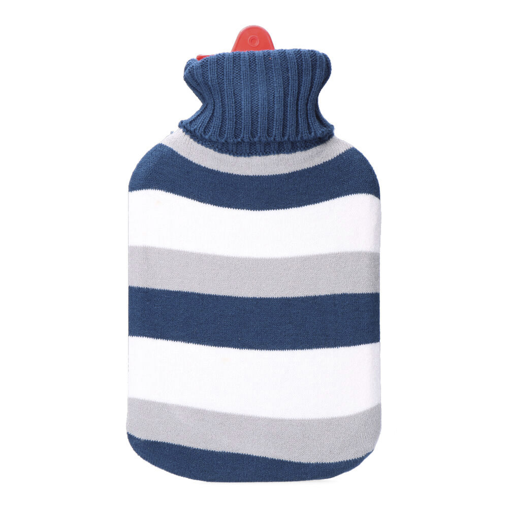 BOLSA DE AGUA CALIENTE RAYAS AZULES 2 l