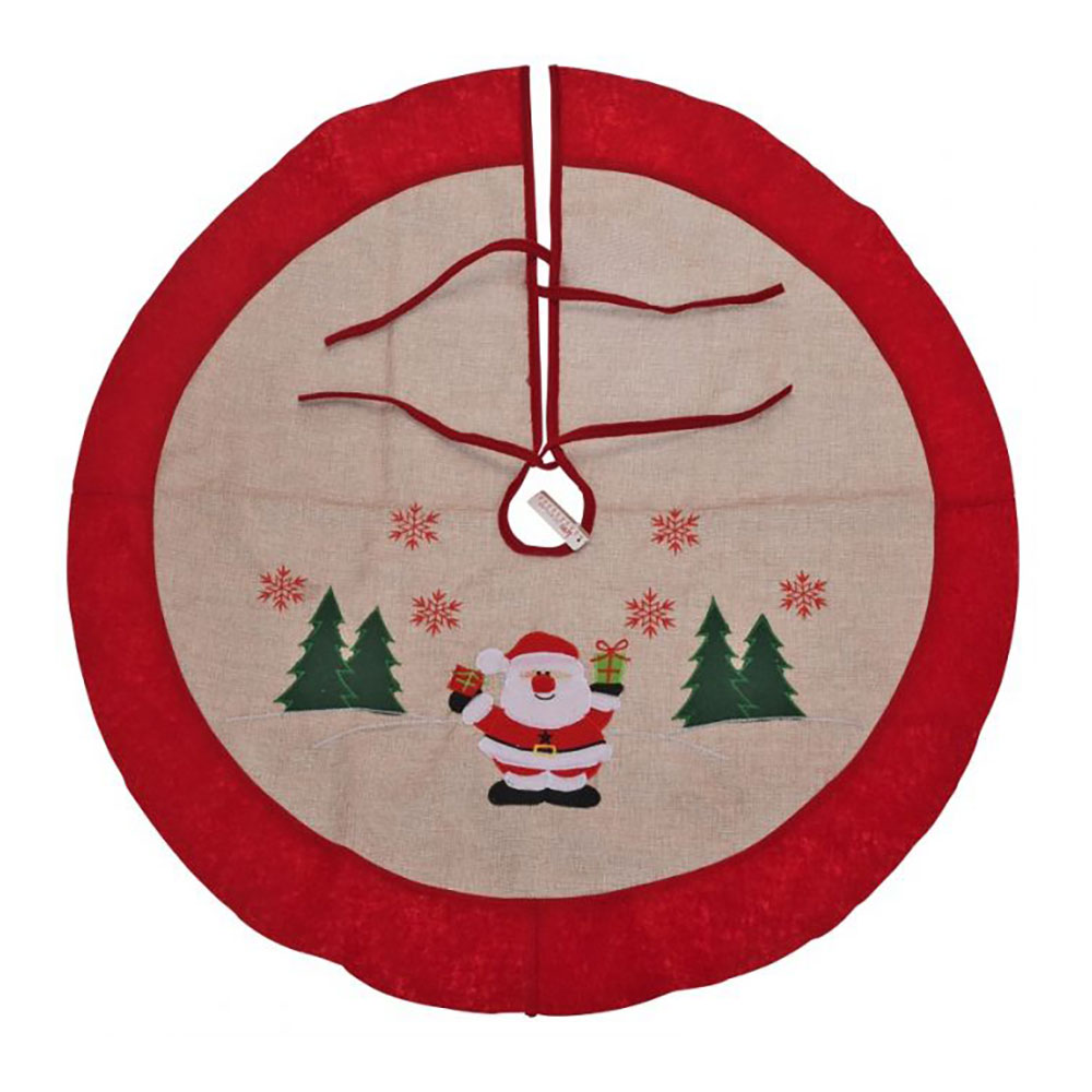 BASE DECORATIVA REDONDA PARA ARBOL NAVIDAD VINTAGE Ø90cm