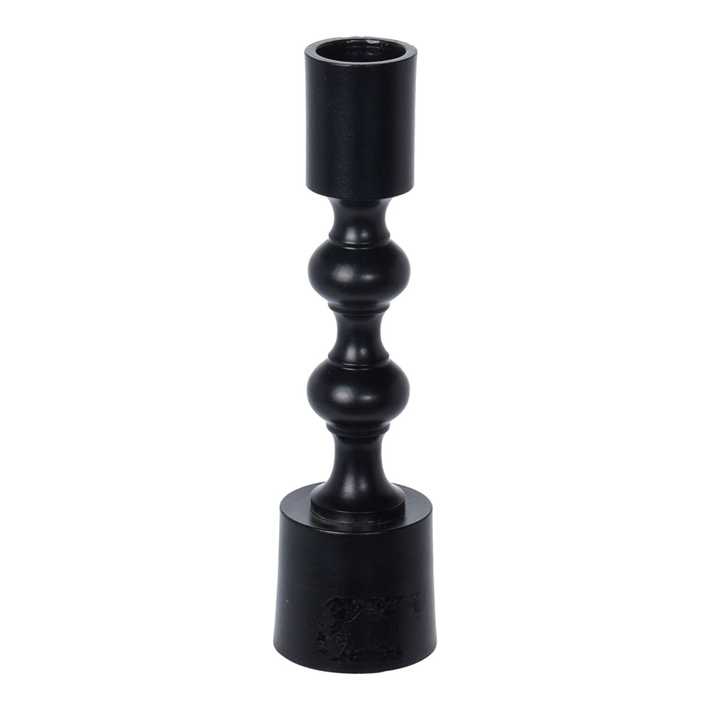 CANDELABRO VERTICAL 16cm NEGRO