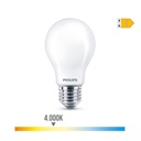 BOMBILLA STANDARD LED E27 8,5W 1.055lm 4000K LUZ DIA Ø6x10,4cm. PHILIPS