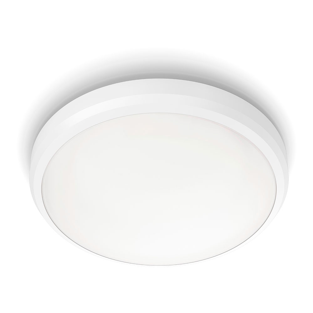 PLAFÓN INTERIOR DE LED 6W 640lm 4000K LUZ DIA. COLOR BLANCO (ESPECIAL BAÑO) Ø22x7cm PHILIPS