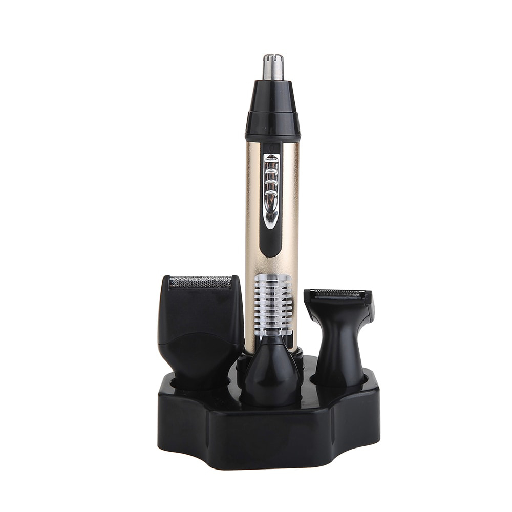 CONJUNTO CORTADOR DE VELLO FACIAL A PILAS CON ACCESORIOS Ø2x13,3cm EDM