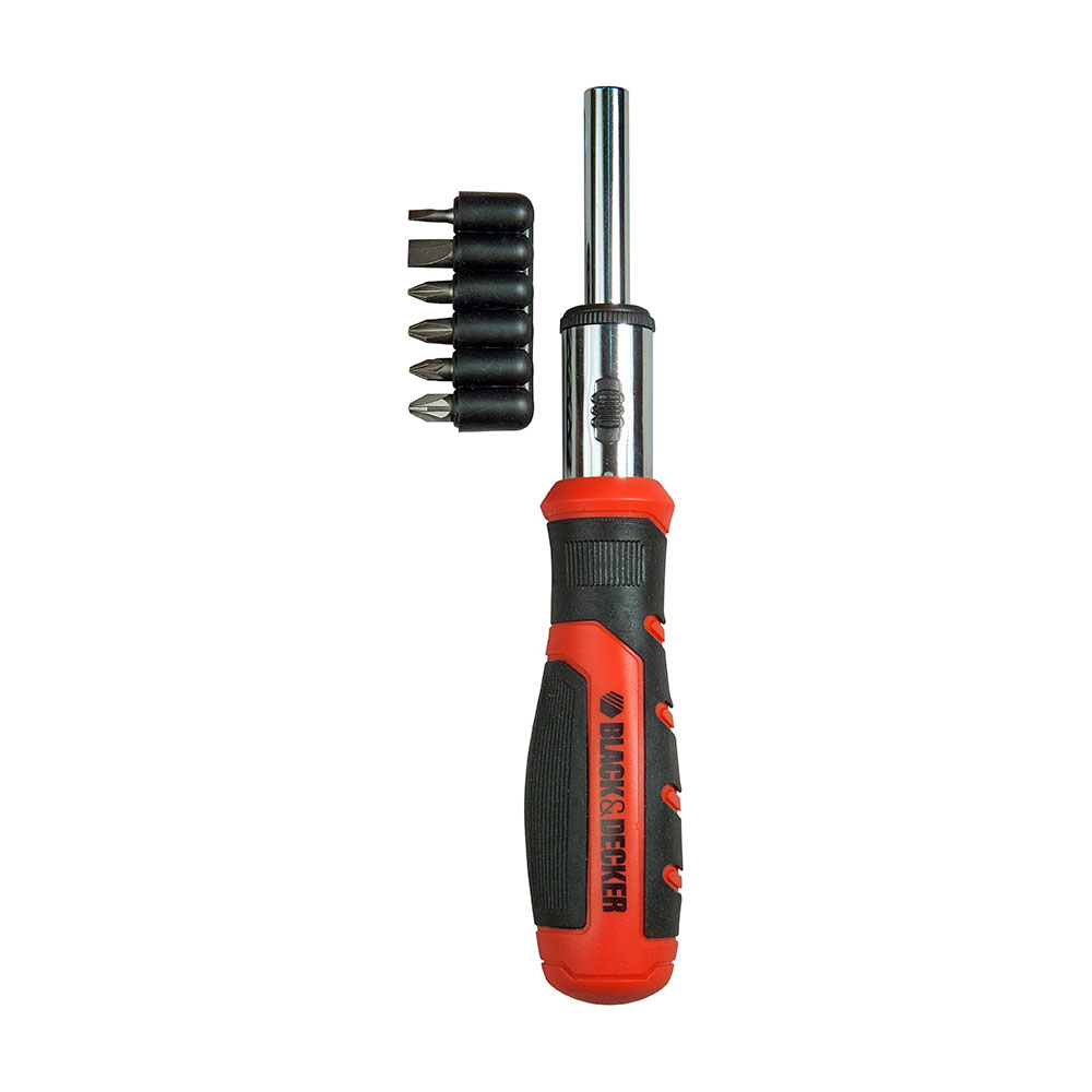 S.OF. JUEGO MULTIPUNTAS CON CARRACA+6 PUNTAS BDHT0-62129 BLACK+DECKER