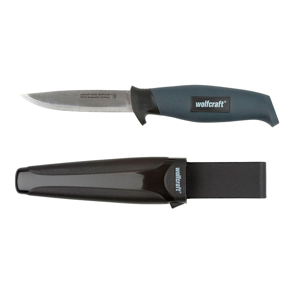 CUCHILLO DE EXTERIOR CON ESTUCHE 4085000 WOLFCRAFT