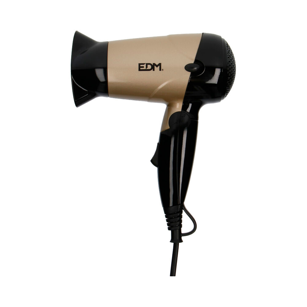 SECADOR DE CABELLO DE VIAJE. BI-TENSION. 1000-1200W. 5,5x18x19cm EDM