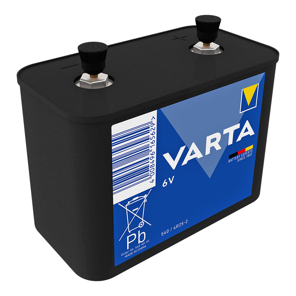 BATERIA VARTA 540-4R25-2 6V  136x73x125mm