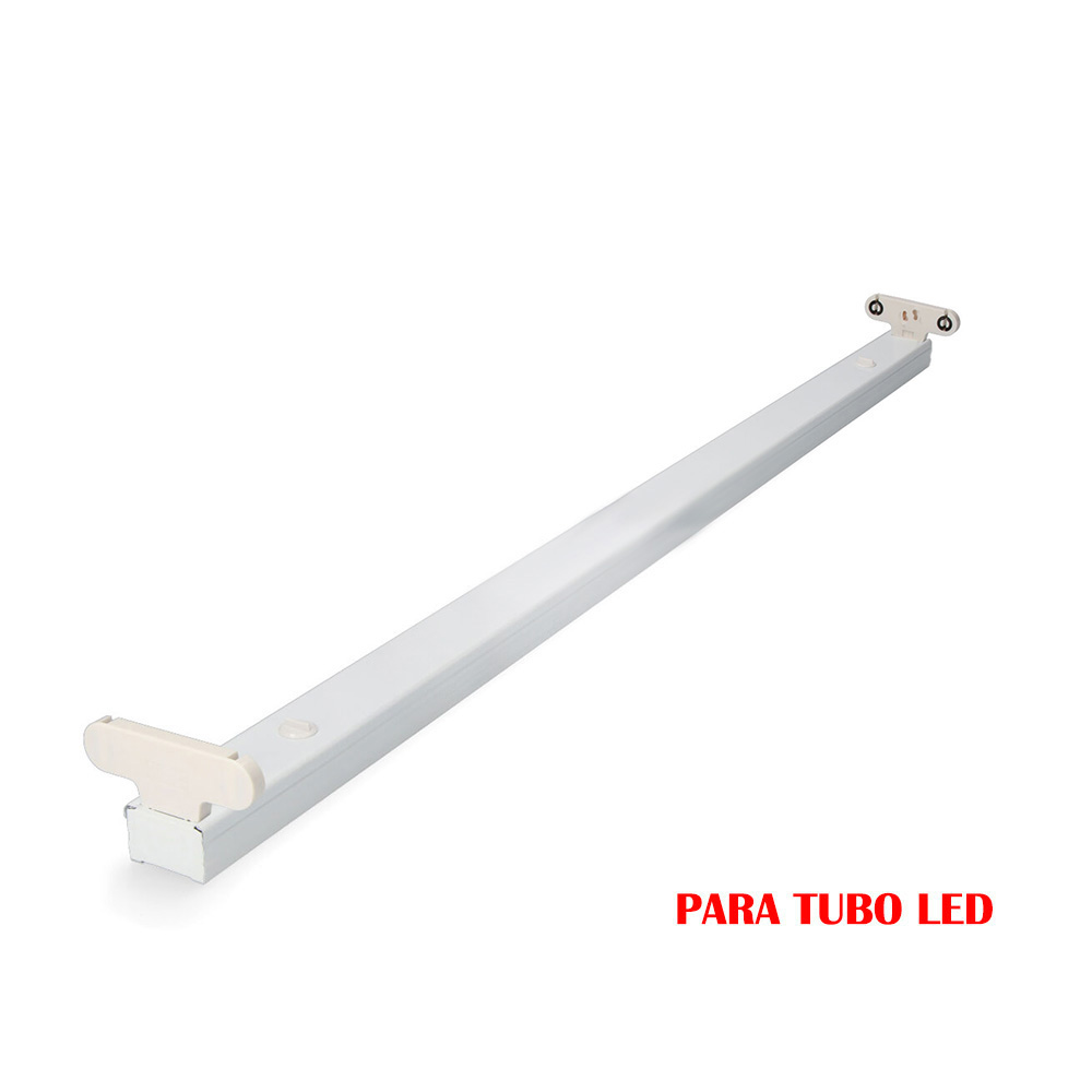 REGLETA FLUORESCENTE PARA TUBO DE LED 2x18W  (EQ. 36W) 220V 123cm EDM