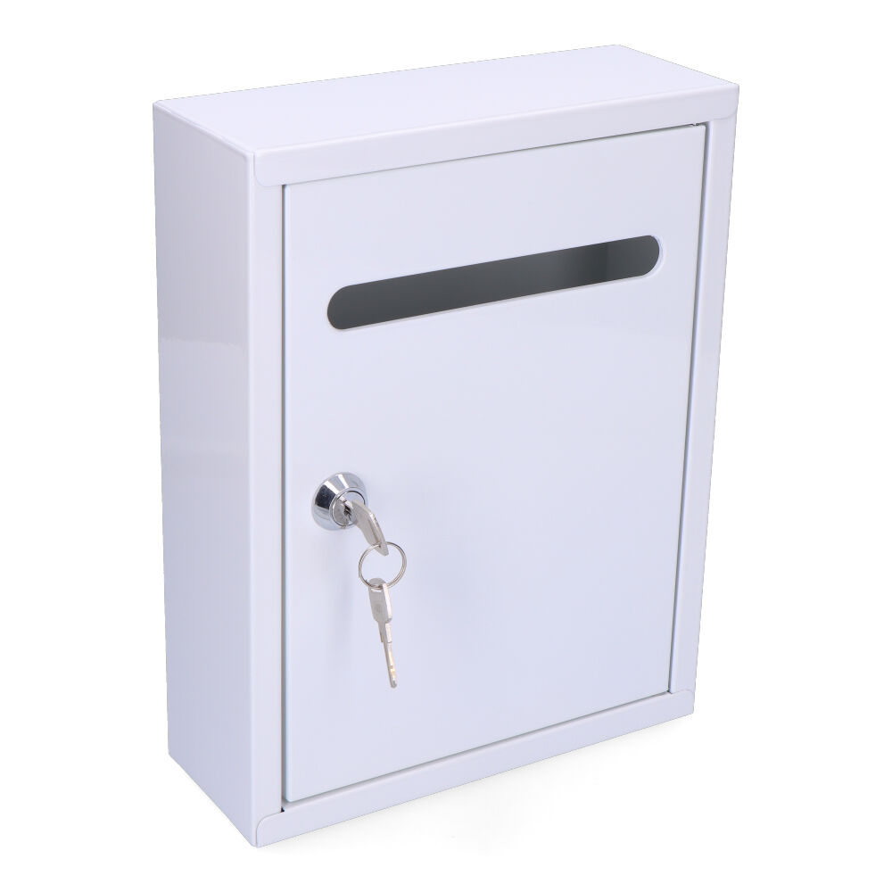 BUZON DE ACERO MODELO LINEAR BLANCO. EDM
