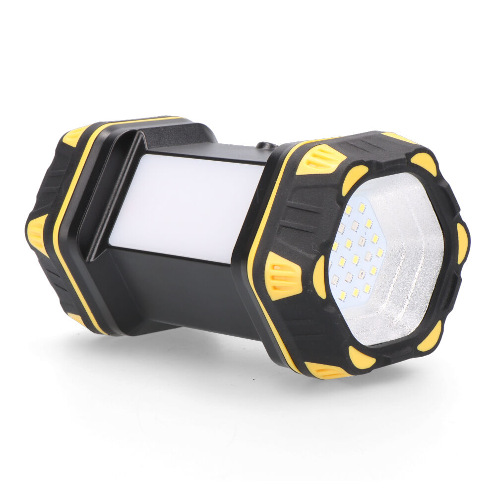 LINTERNA DE MANO LED FRONTAL 400lm + LATERAL 200lm EDM